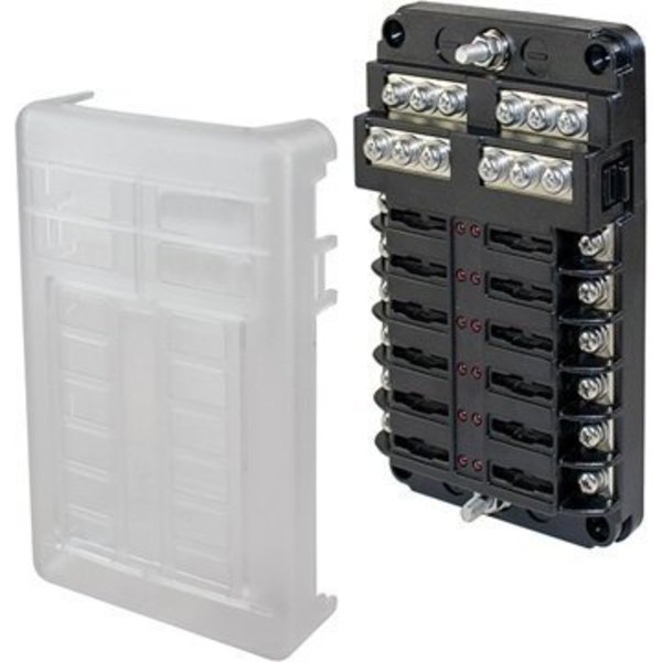 Sea Dog Block-Fuse 12 Terminal Led, #445188-1 445188-1